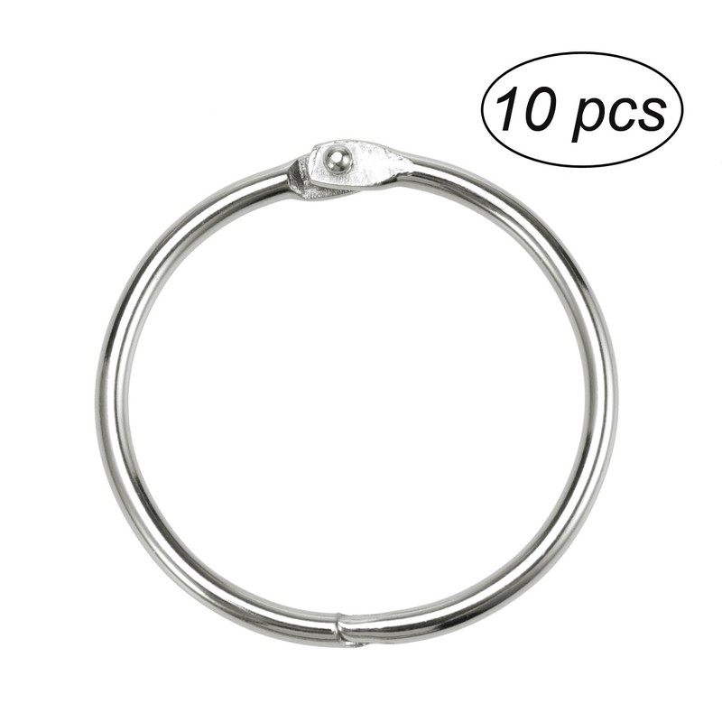 Loose Leaf Binder Rings Metal Clip Holder Book Ring for Paper Card