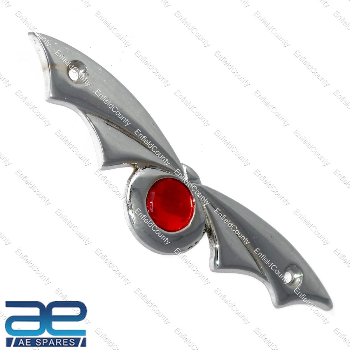 Morris Winged Boot Badge Chrome Plated Emblem Plastic Made 