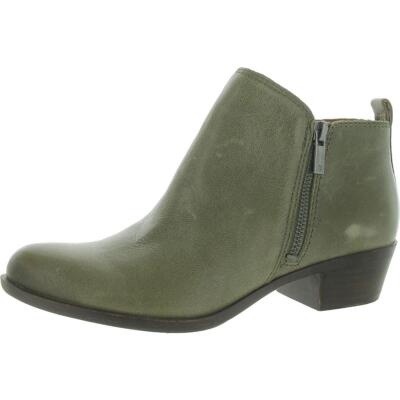 Lucky Brand Womens Basel Green Ankle Boots Shoes 7.5 Medium (B,M) BHFO 8816