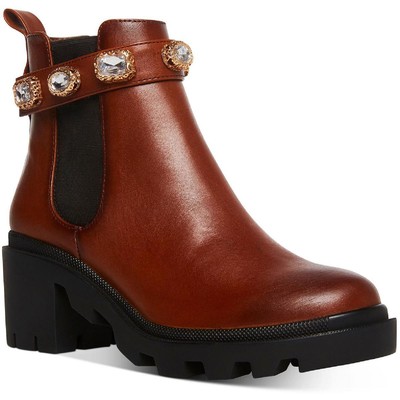 

Коричневые женские ботинки челси Steve Madden Amulet, туфли 11, средние (B,M) BHFO 9812, Cognac leather
