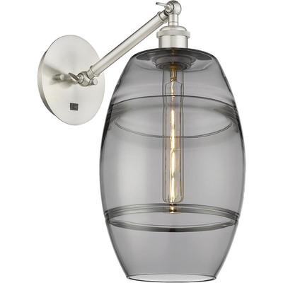 Innovations Lighting 317-1W-SN-G557-8SM Ballston Vaz Wall Sconce