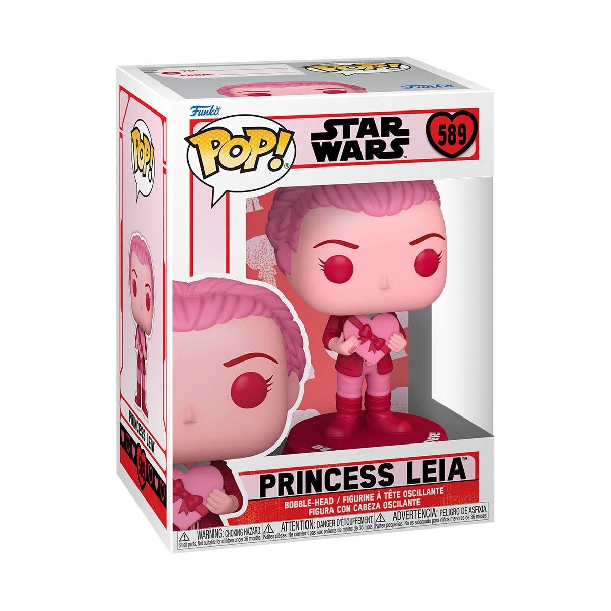 Funko POP! スター・ウォーズ プリンセス・レイア 589 Pop! Star Wars Valentines Princess Leia #589 Vinyl Figure