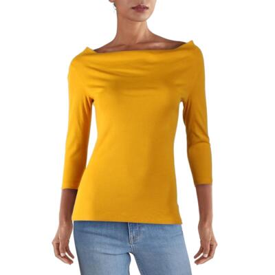

Женский пуловер с рукавами 3/4 Three Dots Yellow Modal Blend  BHFO 2217, Желтый