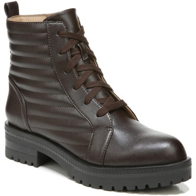 Женские ботинки LifeStride Stormy коричневого цвета в боевом стиле на шнуровке 6 Medium (B,M) BHFO 1543