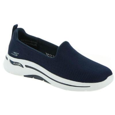 Skechers Womens Go Walk-Grateful Navy Walking Shoes 9.5 Wide (C,D,W) BHFO 3615