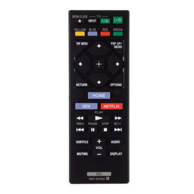 RMT-B126A Remote Control For Sony BDP-S1700 BDP-S3700V BDP-BX370 DVD Player
