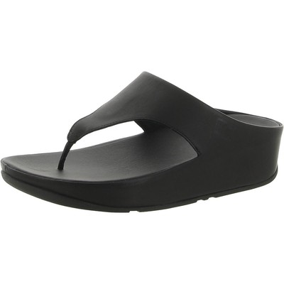 Женские босоножки Shuv на ремешках из черной кожи Fitflop 8 Medium (B,M) BHFO 4742