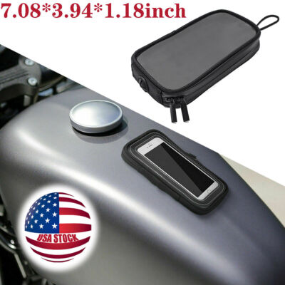 1PC Magnetic Motorcycle Fuel Tank Bag Sportbike Cell Phone Holder Pouch Case USA