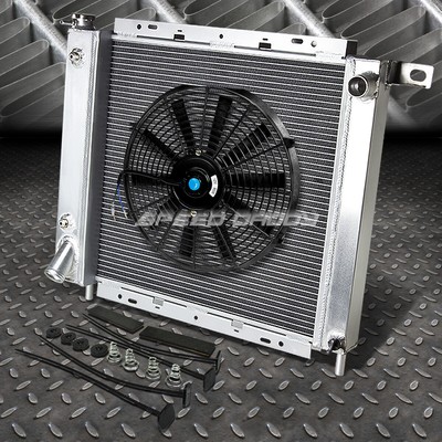 2-РЯДНЫЙ АЛЮМИНИЕВЫЙ РАДИАТОР + 1X КОМПЛЕКТ ИЗ 14 ВЕНТИЛЯТОРОВ ДЛЯ FORD EXPLORER/RANGER 3.0/4.0L V6 91-94