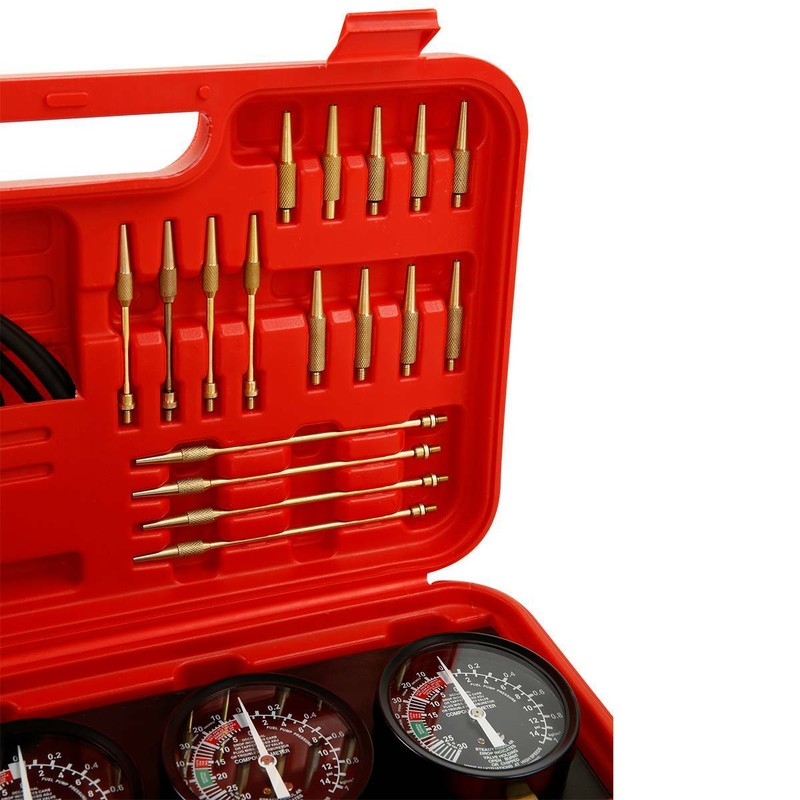 Motor Bike Fuel Vacuum Carburetor Synchronizer Tools Carb Sync Gauge 4 Cylinder