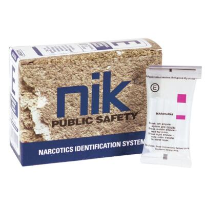 Safariland NIK Test - Марихуана, гашиш и гашишное масло, 10 упаковок #800-6075