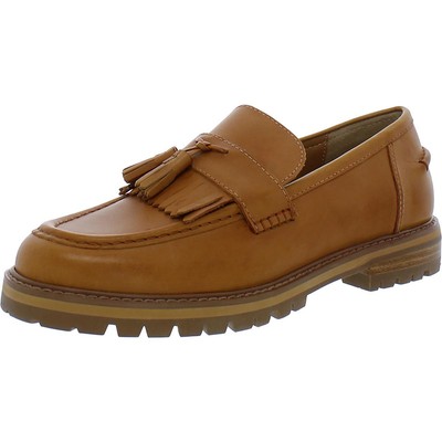 Женские лоферы Steve Madden из коричневой кожи Minka 9 среднего размера (B,M) BHFO 0662