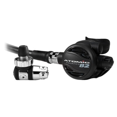 Atomic Aquatics B2 DIN Sealed - Black - Scuba Diving Regulator - 03-0027-7P