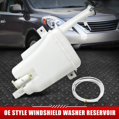 ДЛЯ 12-19 NISSAN VERSA СЕДАН БАЧОК ДЛЯ ЖИДКОСТИ ОМЫВАТЕЛЯ ЛОБОВОГО СТЕКЛА С КРЫШКОЙ + НАСОС