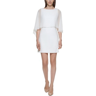 

Calvin Klein Женское шифоновое свадебное платье-накидка для коктейлей и вечеринок BHFO 0082