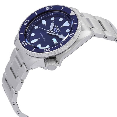 Pre-owned Seiko 5 Sports Automatic Blue Dial Men's Watch Srpd51k1