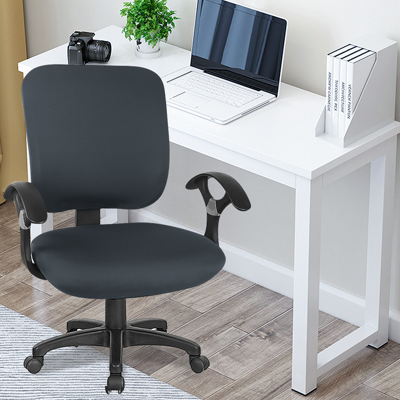 CAVEEN Office Chair Covers 2Piece Stretchable Computer Office Chair Cover Univer