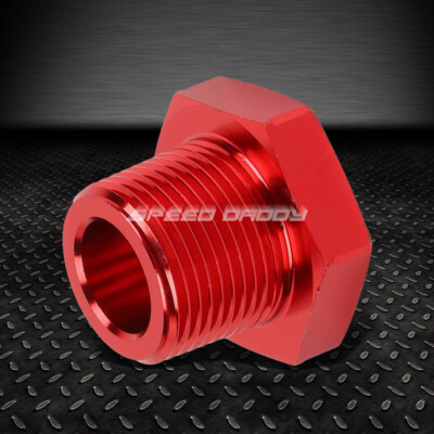 ПЕРЕХОДНИК ДЛЯ РЕДУКТОРА ТРУБОПРОВОДНОЙ РЕЗЬБЫ NPT С РЕЗЬБОЙ ОТ 3/4 ШТЕКЕРА ДО 1/4 ШТЕКЕРА С КРАСНОЙ АНОДИРОВАННОЙ РЕЗЬБОЙ NPT