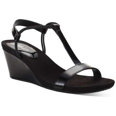 

Женские черные сандалии на танкетке Mulan Style - Co. 9 Medium (B,M) BHFO 2361, Black patent, Mulan