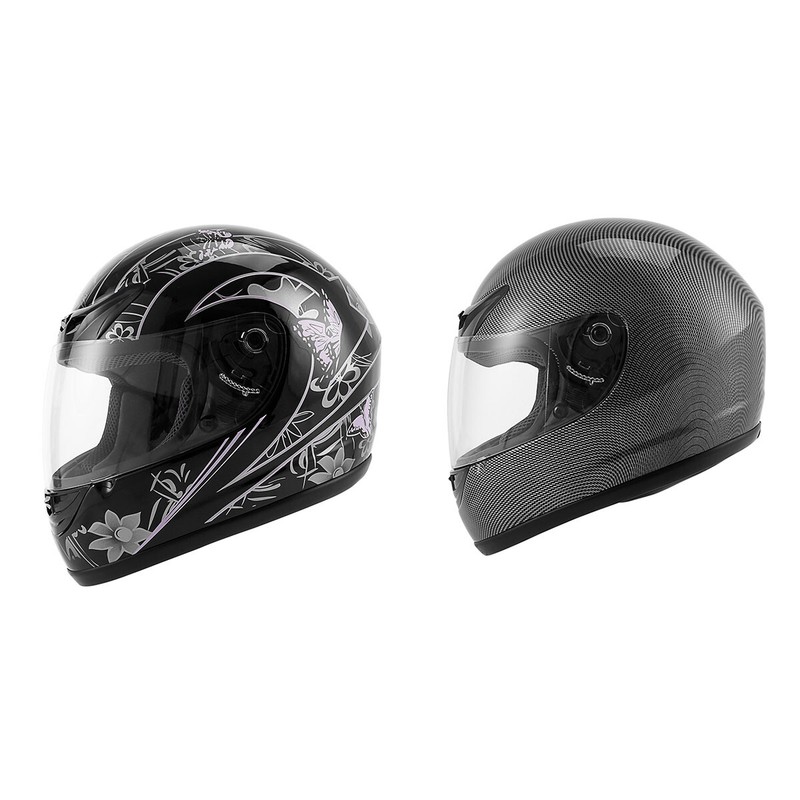 DOT Motorcycle Modular Flip Up Sun Adult Full Face Helmet  S/M/L/XL Size