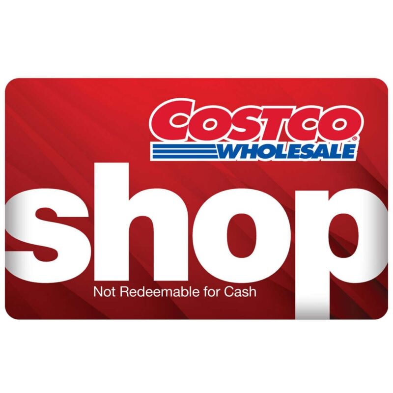 Costco cash card gift card no remaining balance