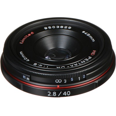 Объектив Pentax SMCP-DA 40mm f/2.8 ED HD ограниченной серии, черный #21390