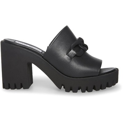 Женские босоножки Steve Madden черного цвета на высоком каблуке 7,5 см (B,M) BHFO 8714