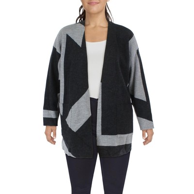 

Eileen Fisher Womens Black Merino Wool Cardigan Sweater Jacket Plus  BHFO 3667, Pewter
