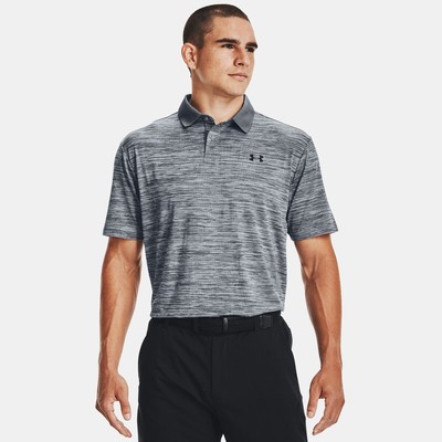 

Under Armour Performance Textured SS Polo Футболка Мужская сталь/черный, Grey, Under Armour Performance Textured SS Polo T-Shirt