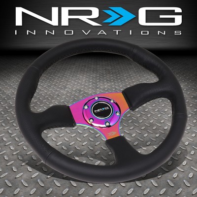 НРГ УСИЛЕННЫЙ 350 ММ 2.5 ГЛУБОКИЙ NEOCHROME БЛЮДО СПИЦАМИ КОЖАНЫЙ СПОРТИВНЫЙ РУЛЬ