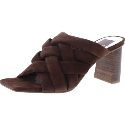 

Женские замшевые туфли без шнуровки на блочном каблуке Dolce Vita Poira BHFO 3501, Espresso suede, Poira