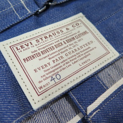Pre-owned Levi's Pleated Blouse / Rigid Levis 1879model Made In Japan Size 40