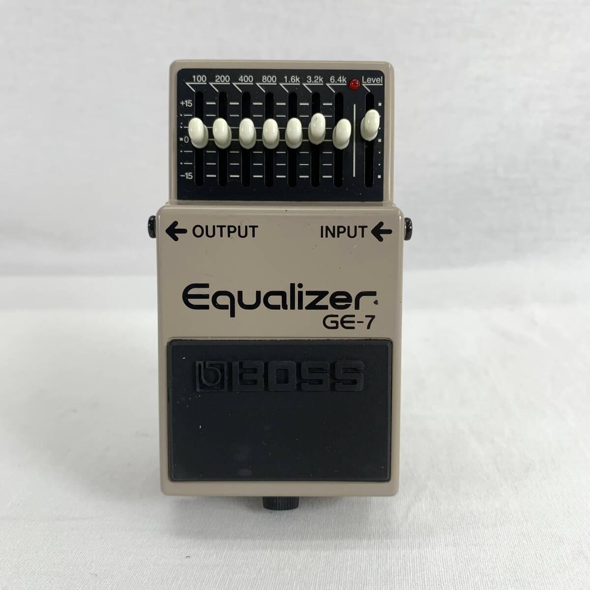ローランド BOSS ボス Equalizer GE-7 Boss Roland GE-7 Graphic Equalizer EQ Guitar Effect Pedal