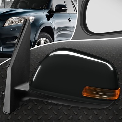 ДЛЯ 09-12 TOYOTA RAV4 OE STYLE С ЭЛЕКТРОПРИВОДОМ + ОБОГРЕВОМ + ЗЕРКАЛО ЛЕВОЙ БОКОВОЙ ДВЕРИ С СИГНАЛОМ ПОВОРОТА