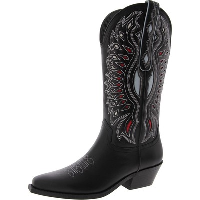 Женские черные ковбойские сапоги в стиле вестерн Steve Madden, размер 8,5 средний (B, M) BHFO 4735