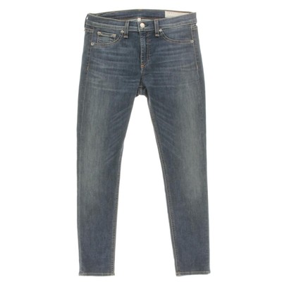 

Джинсы Rag - Bone Женские синие джинсы со средней посадкой до щиколотки средней посадки  BHFO 7713, Rae, W1526K122RAE