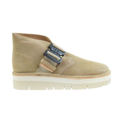 Мужские туфли Clarks Desert Strap бежевые замшевые 26152005