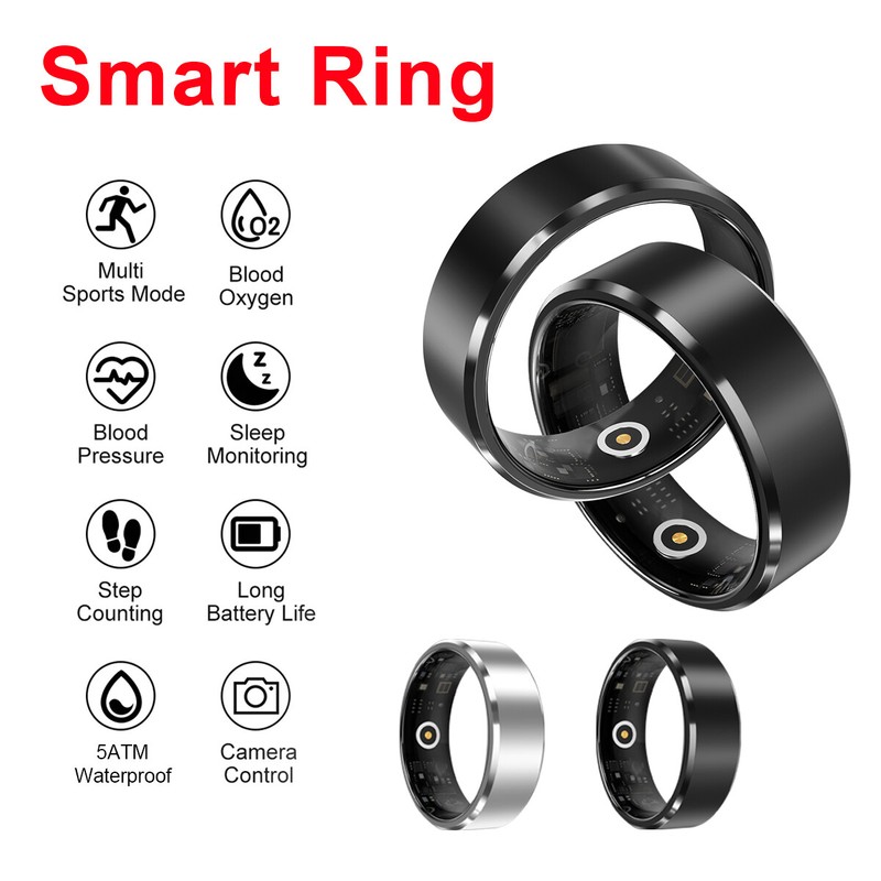 Smart Ring Sleep Tracking Wearable Heart Rate Health Fitness Tracker