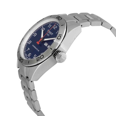 Pre-owned Tissot Prs 516 Powermatic 80 Automatic Blue Dial Men's Watch T131.430.11.042.00