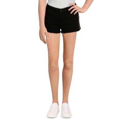 

Черные женские джинсовые шорты с необработанным подолом Lola Black Orchid  BHFO 0877, Lone star, Lola