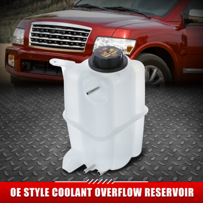 ДЛЯ 04-10 INFINITI QX56 NISSAN ARMADA 5,6 л ПЕРЕЛИВНОЙ БАЧОК ОХЛАЖДАЮЩЕЙ ЖИДКОСТИ + КРЫШКА