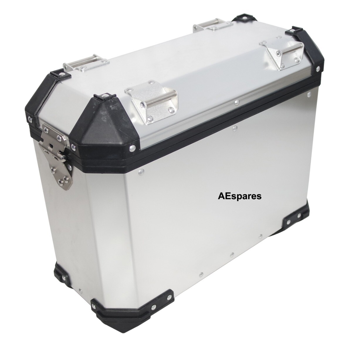 Fits Royal Enfield Himalayan 411 Aluminium Panniers Silver Box Packed Pair