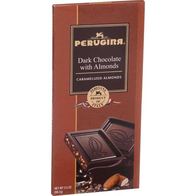 Perugina Chocolate Bar Dark Chocolate Almonds  40Case of 12  35 oz41