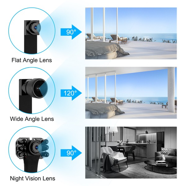 1080P HD Wireless Mini WIFI screw Hidden Nanny Spy DIY Camera Pinhole DVR cam - Image 35