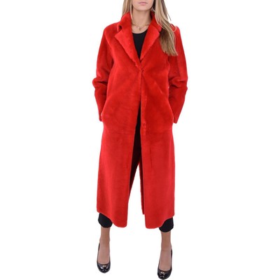 

Red Valentino Женская меховая нарядная верхняя одежда для холодной погоды BHFO 6915, Cherry blossom