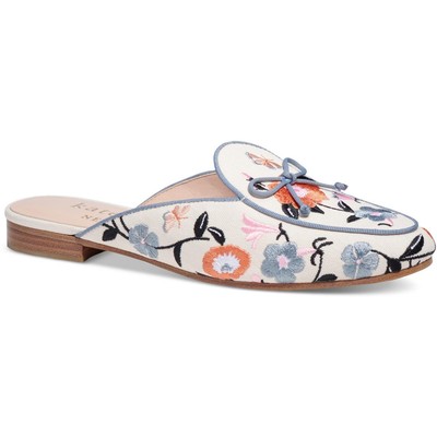

Женские кожаные шлепанцы Kate Spade New York Devi BHFO 3974, Floral garden bone, Devi Slide