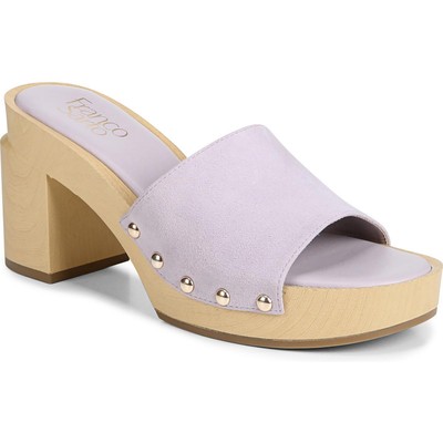 Женские туфли-сабо Franco Sarto Capri Clog 3 фиолетового цвета, размер 5,5 средний (B, M) BHFO 8544
