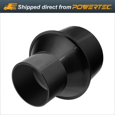POWERTEC 4'' to 2-1/2'' Tapered Adapter Dust Collection Reducer Fitting (70291)