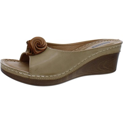 Good Choice Womens Sydney Slip on Floral Slide Sandals Shoes BHFO 5445