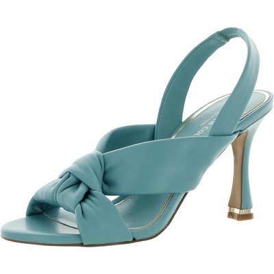 Женские туфли-лодочки Kenneth Cole New York BLANCHE синего цвета с ремешком на спине и узлом 85 BHFO 3427